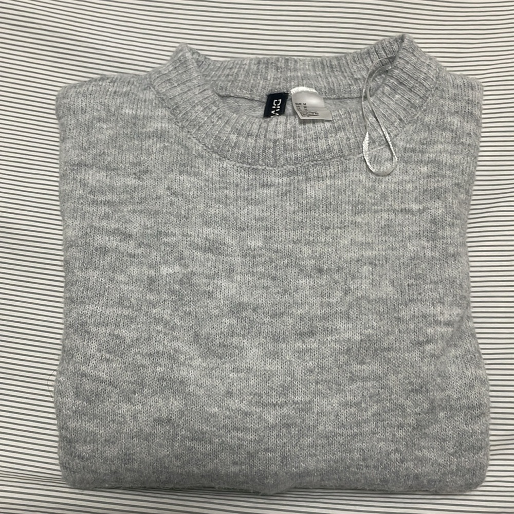 H&M Women Silver Sweater